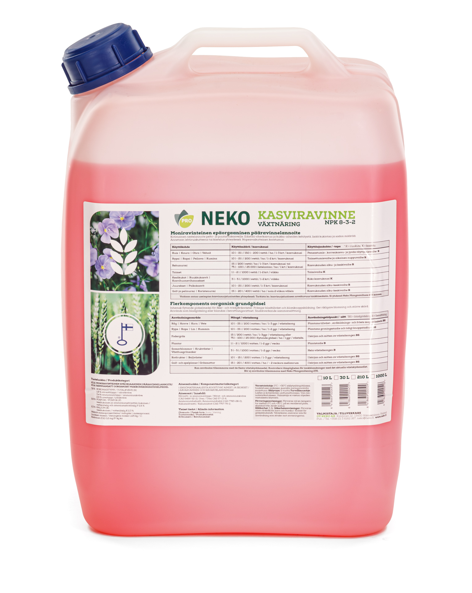 Neko Växtnäring NPK 8-3-2 -lösning - Bild 3