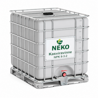 Neko Kasviravinne NPK 8-3-2 nestemäinen lehtilannoite ammattiviljelyyn suuret pakkauskoot
